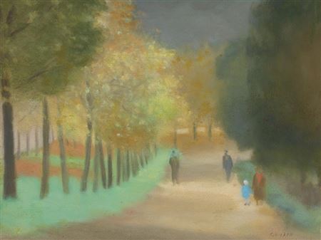 THE TAN, SOUTH YARRA, c.1925 by Clarice Majoribanks Beckett - Auction record, sale price, and art valuation. Compare with similar artists and explore comparable artworks.