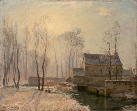 Winter morning in Gouvieux