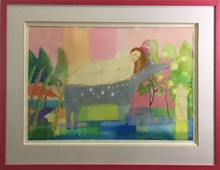 Sample artwork by Kristine Jurjane (Born 1968), known for painting - View similar artists and auction records
