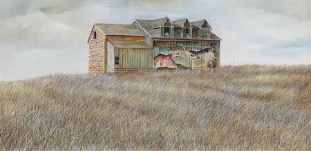 "Barn with Poster, 1969 "