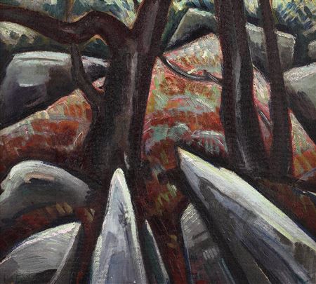 "Woods and Rocks, 1931"