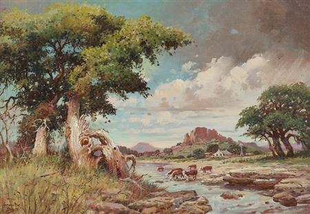 "Afternoon Showers, Davis Mountains"