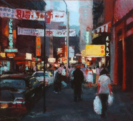Cityscape-Street of the Golden Dragon