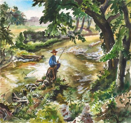 Untitled (Boy Fishing in Summer)
