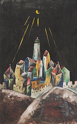 Städtchen by Walter Schulz-Matan - Auction record, sale price, and art valuation. Compare with similar artists and explore comparable artworks.