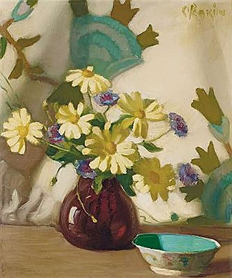 Marguerites and Cornflowers 1930