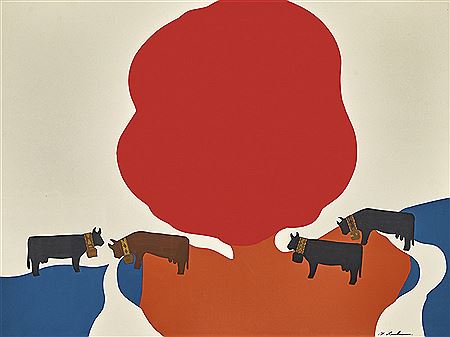 Four cows.