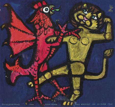 "Wedding dance of Zürileuin and Basilisk"