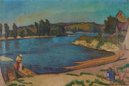 "Sonniger Rhein".