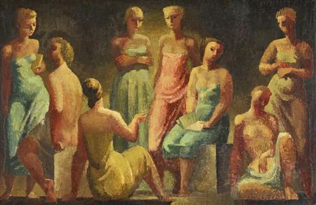 Figurliche Composition by Hermann Pieper - Auction record, sale price, and art valuation. Compare with similar artists and explore comparable artworks.