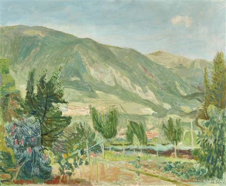 "Landschaft im Mendrisiotto (Bisbino)"