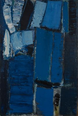 Personnage Fonce (Bleu - Bleu Noir), 1958-59