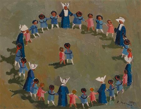 Girotondo, 1969 by Rodolfo Marma - Auction record, sale price, and art valuation. Compare with similar artists and explore comparable artworks.