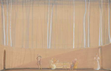 Set Design for Uncle Vanya, Act I, 1930