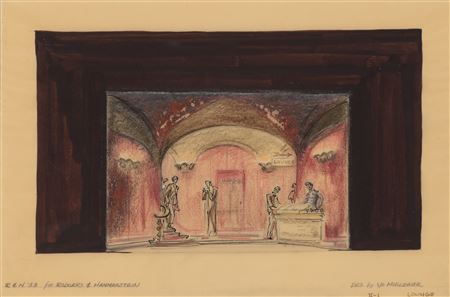 Stage Design for Me and Juliet, 1953