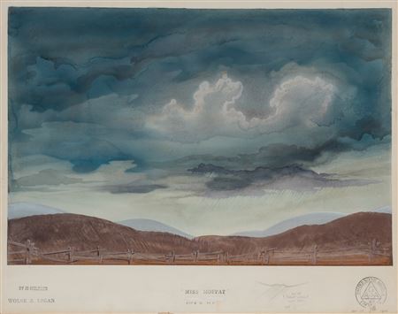 Set Design for Miss Moffat, Act II, Sc. 1, 1974