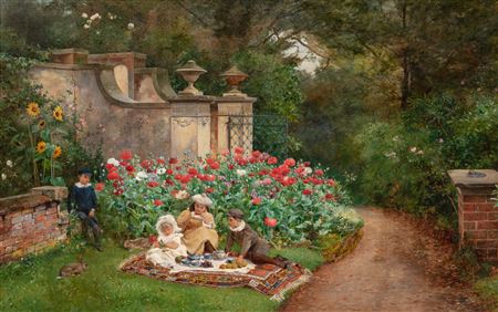 In the Garden of Holly Mount, Malvern