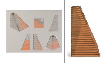 (i) Red and Black Pyramid 277, 1990-1991 and (ii) Red and Black Pyramid 277, 1991