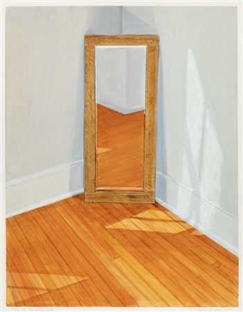 Study for Opposite Corner, 1973 by Sylvia Plimack Mangold - Auction record, sale price, and art valuation. Compare with similar artists and explore comparable artworks.