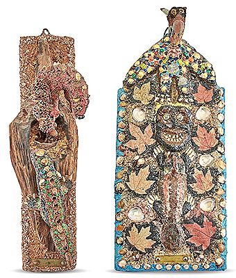 Untitled (Prehistoric Art): Two by Quinton Stephenson - Auction record, sale price, and art valuation. Compare with similar artists and explore comparable artworks.