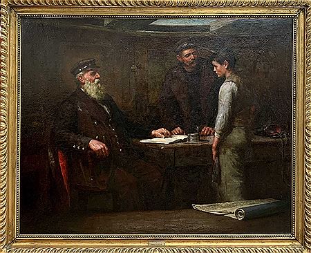 Rating a Stowaway: The Skipper's Decision by Herbert E Butler - Auction record, sale price, and art valuation. Compare with similar artists and explore comparable artworks.