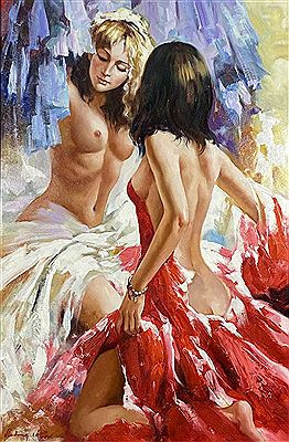 Two nudes by Vladimir Petrov - Auction record, sale price, and art valuation. Compare with similar artists and explore comparable artworks.