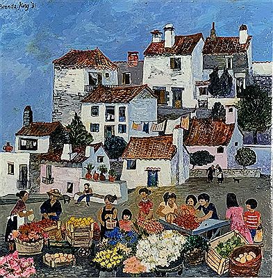 Sample artwork by Brenda King (1934 - 2011), known for painting - View similar artists and auction records