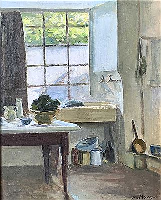 Sample artwork by Marjorie Mostyn (1893 - 1973), known for studied at st john’s wood school of art and the royal academy london under john singer sargent. - View similar artists and auction records
