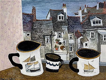 Two Cats at Porthmeor by Brenda King - Auction record, sale price, and art valuation. Compare with similar artists and explore comparable artworks.