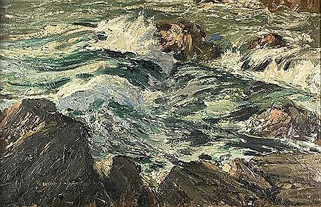Coastal Waves by David Cobb - Auction record, sale price, and art valuation. Compare with similar artists and explore comparable artworks.