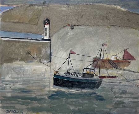 Returning Trawlers by Daphne McClure - Auction record, sale price, and art valuation. Compare with similar artists and explore comparable artworks.