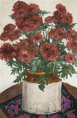 The Red Chrysanthemums
