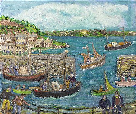 Cornish Harbour by Mary Jewels - Auction record, sale price, and art valuation. Compare with similar artists and explore comparable artworks.