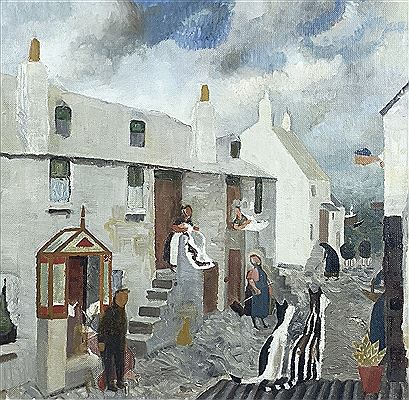 St Ives Moggies and Nets by Anne Fish - Auction record, sale price, and art valuation. Compare with similar artists and explore comparable artworks.