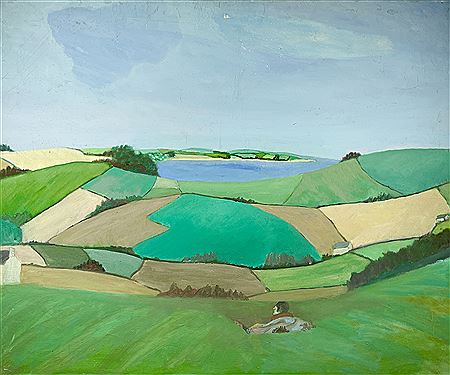Coastal Landscape by Bob Bourne - Auction record, sale price, and art valuation. Compare with similar artists and explore comparable artworks.