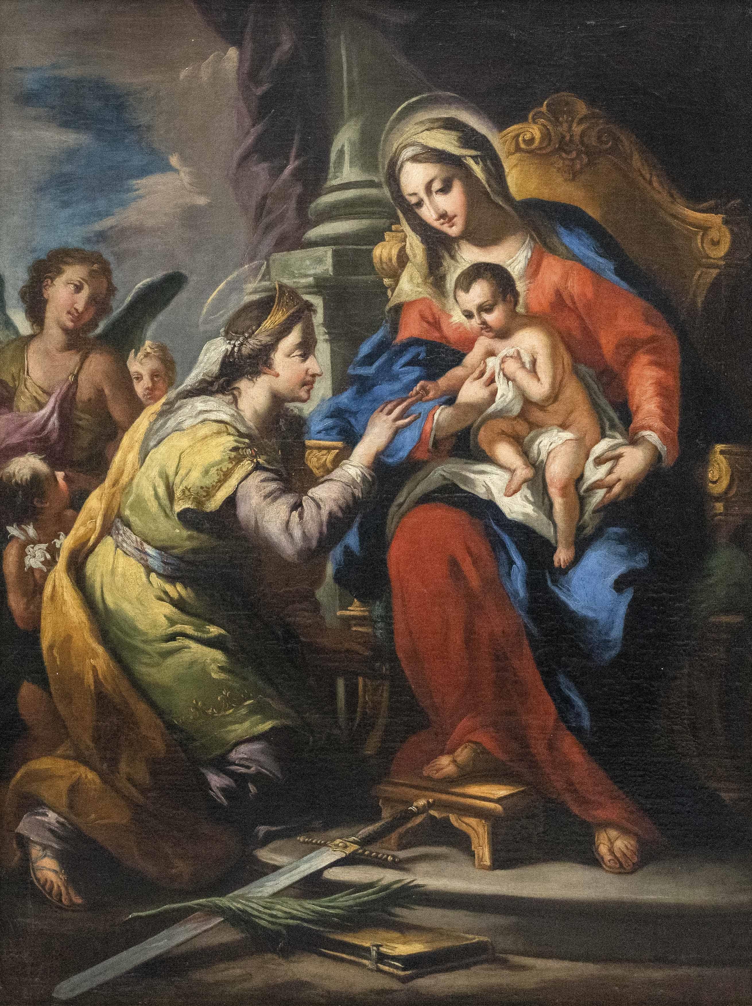 The engagement of St. Catherine by Martino Altomonte - Auction record, sale price, and art valuation. Compare with similar artists and explore comparable artworks.