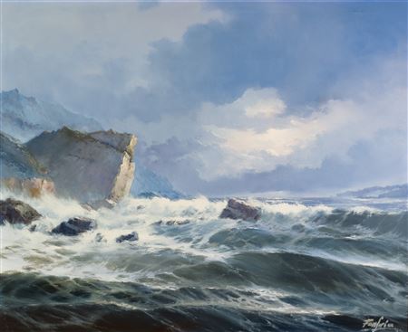 Marine by Jose Manuel Fonfria - Auction record, sale price, and art valuation. Compare with similar artists and explore comparable artworks.