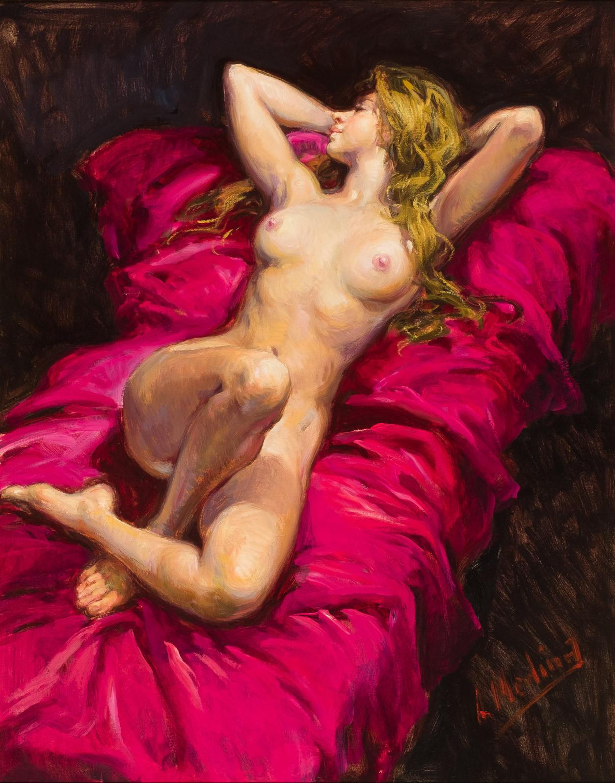 Sample artwork by Antonio Medina Serrano (Born 1944), known for painting - View similar artists and auction records