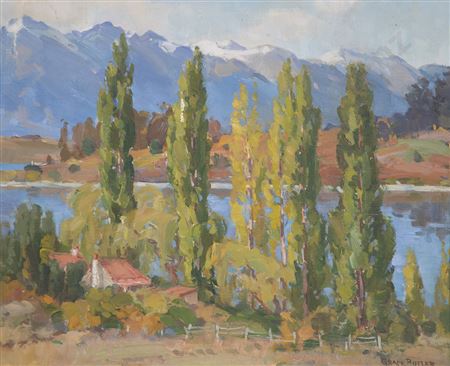 Frankton Arm by Grace Butler - Auction record, sale price, and art valuation. Compare with similar artists and explore comparable artworks.