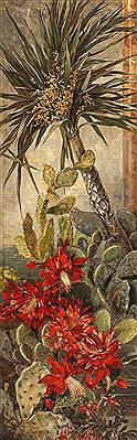 Blühende Yukka und Feigenkakteen by Hermione von Preuschen - Auction record, sale price, and art valuation. Compare with similar artists and explore comparable artworks.