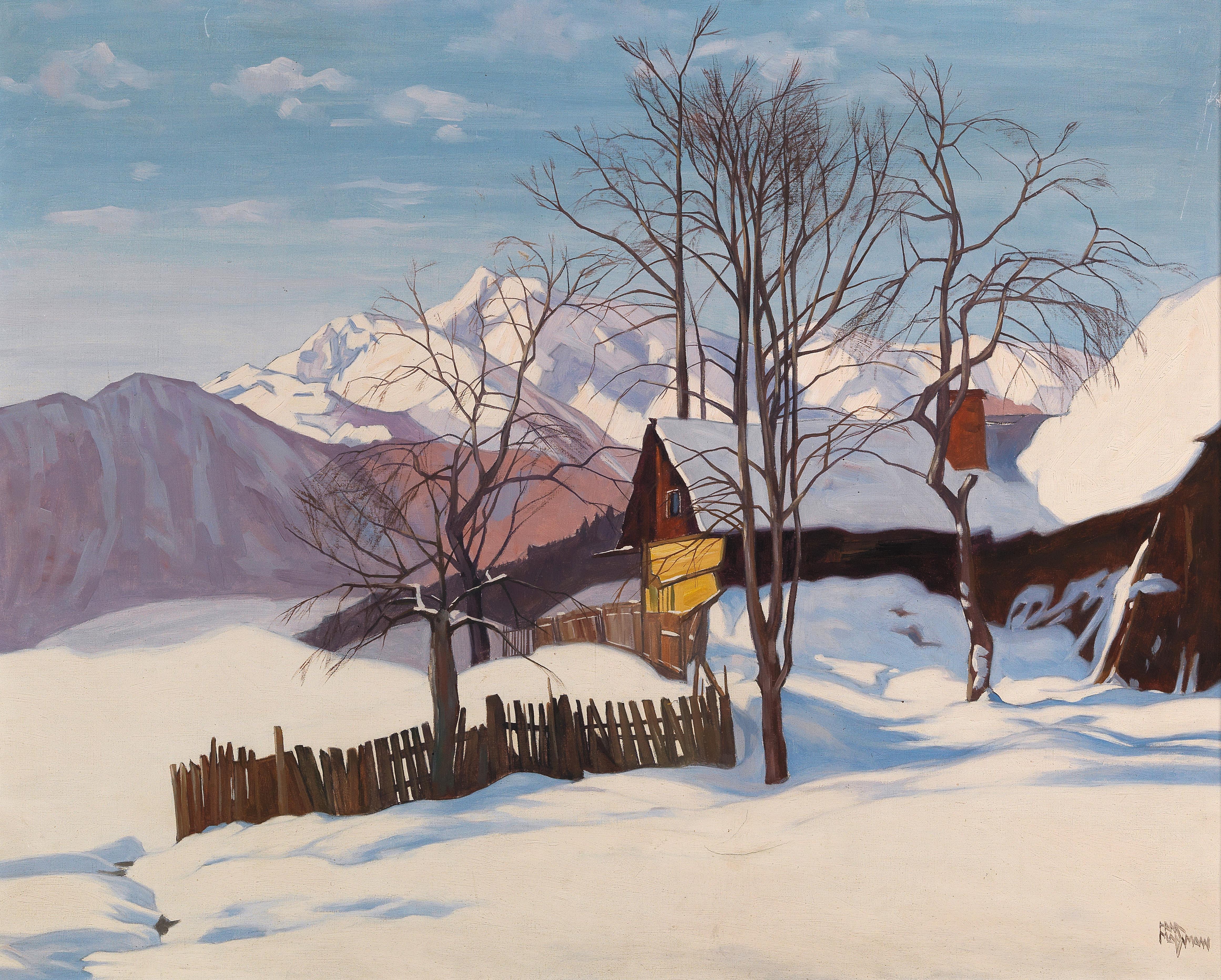 Motif near Windischgarsten by Hans Massmann - Auction record, sale price, and art valuation. Compare with similar artists and explore comparable artworks.