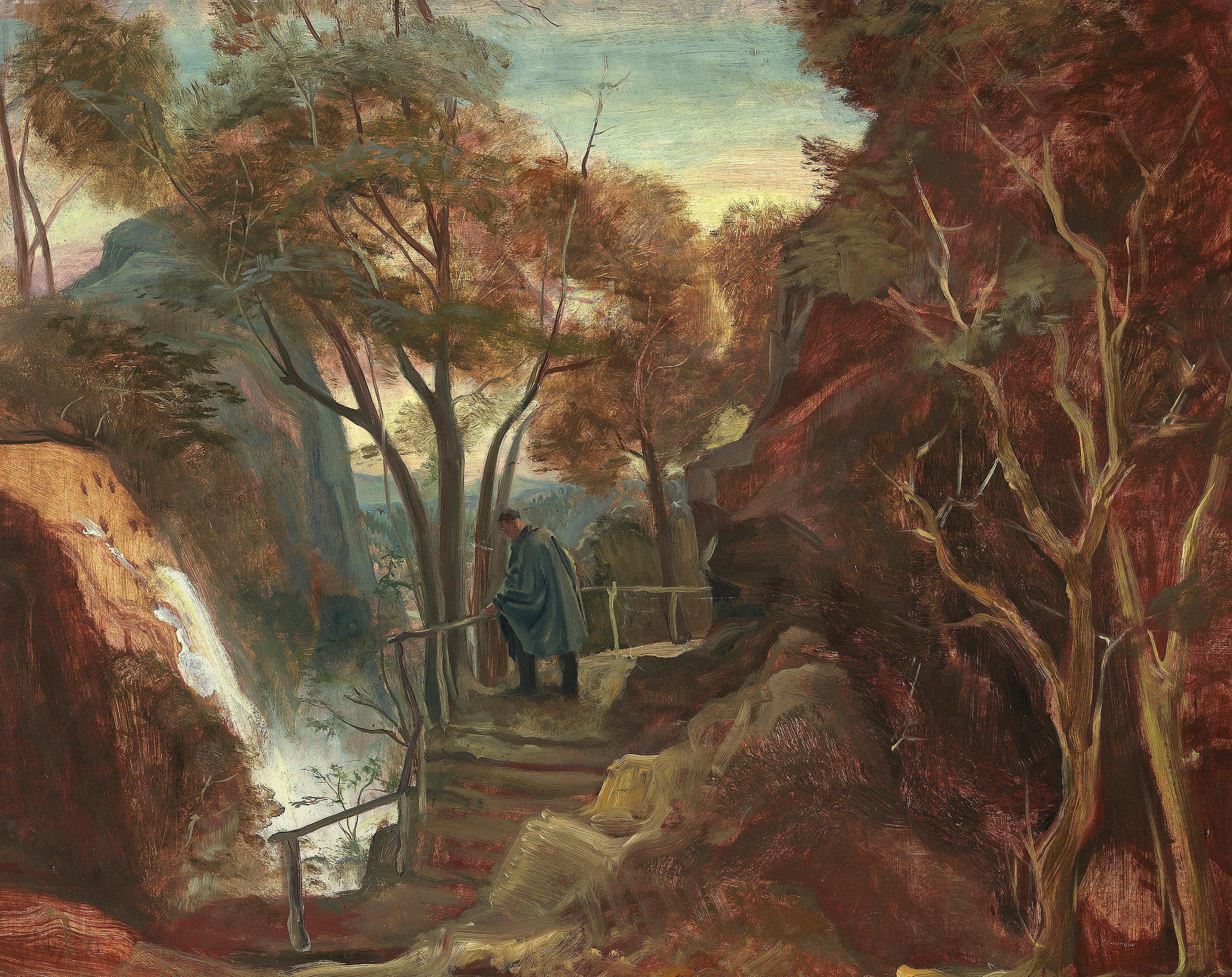 Wasserfall by Rudolf Hermann Eisenmenger - Auction record, sale price, and art valuation. Compare with similar artists and explore comparable artworks.