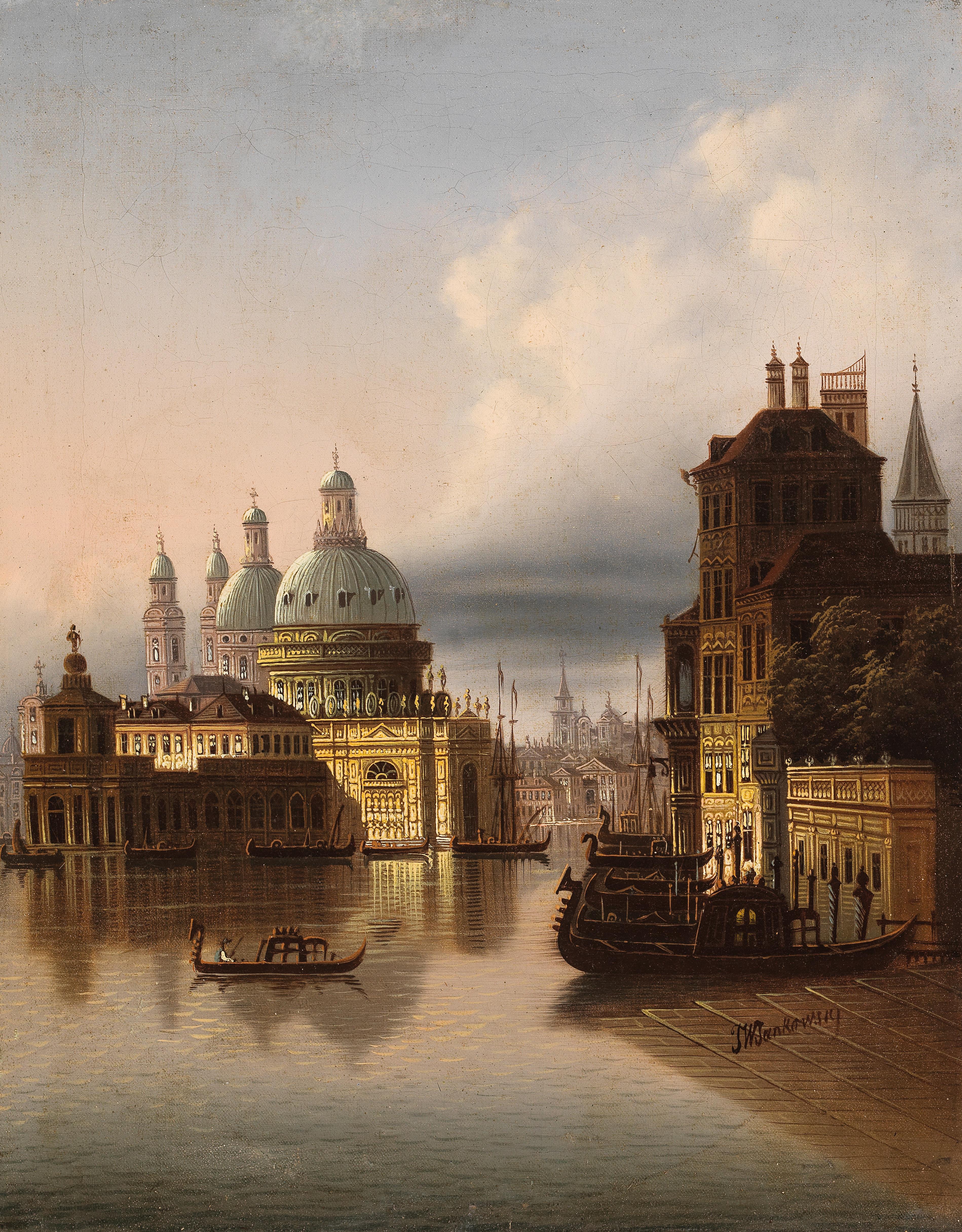 Sample artwork by Johann Wilhelm Jankowsky (c. 1825 - 1870), known for landscape paintings, city views - View similar artists and auction records