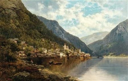 View of Hallstatt by Josef Thoma the Younger - Auction record, sale price, and art valuation. Compare with similar artists and explore comparable artworks.