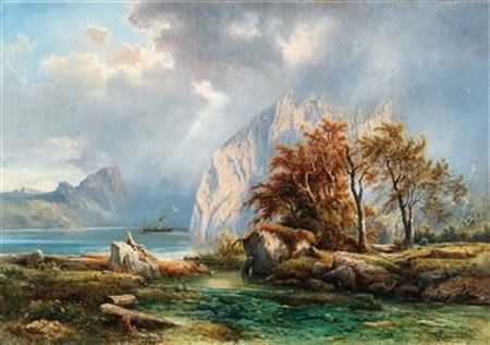 A View of Lake Wolfgangsee