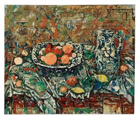 Stilleben mit Früchten und Krug / Nature morte avec fruits et pichet