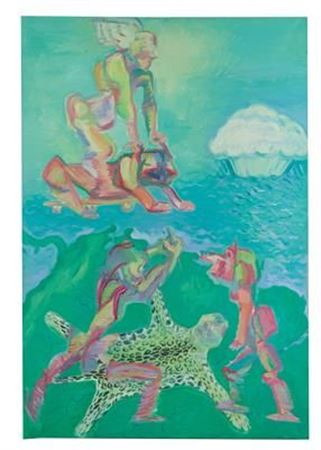 Sample artwork by Maria Lassnig (1919 - 2014), known for abstract self portriature, figurative art - View similar artists and auction records