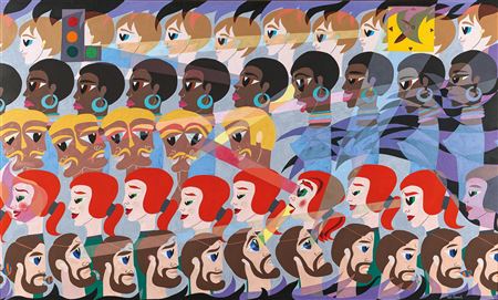 Sample artwork by Curt Stenvert (1920 - 1994), known for painting and sculpture - View similar artists and auction records