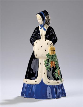 A large winter season figurine by Johanna Meier-Michel - Auction record, sale price, and art valuation. Compare with similar artists and explore comparable artworks.