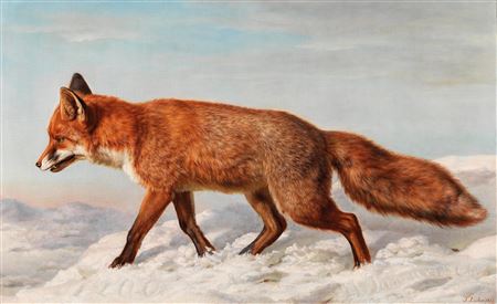 Sample artwork by Johannes Christian Deiker (1822 - 1895), known for painting and sculpture - View similar artists and auction records